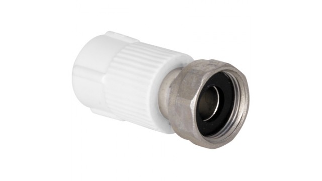 Муфта с накидной гайкой 20*3/4" Tebo, серая Муфта с накидной гайкой 20*3/4" Tebo, серая
